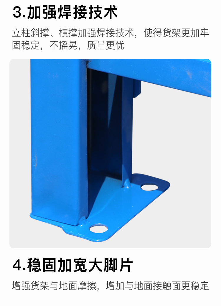 蝴蝶孔中型层板货架 仓储货架设备-第7张 第7张