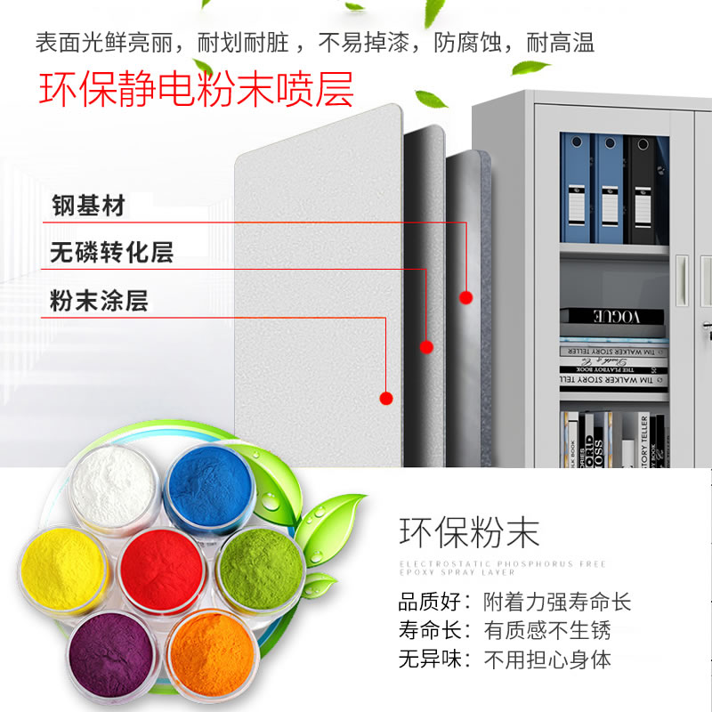 9门更衣柜 办公设备-第3张