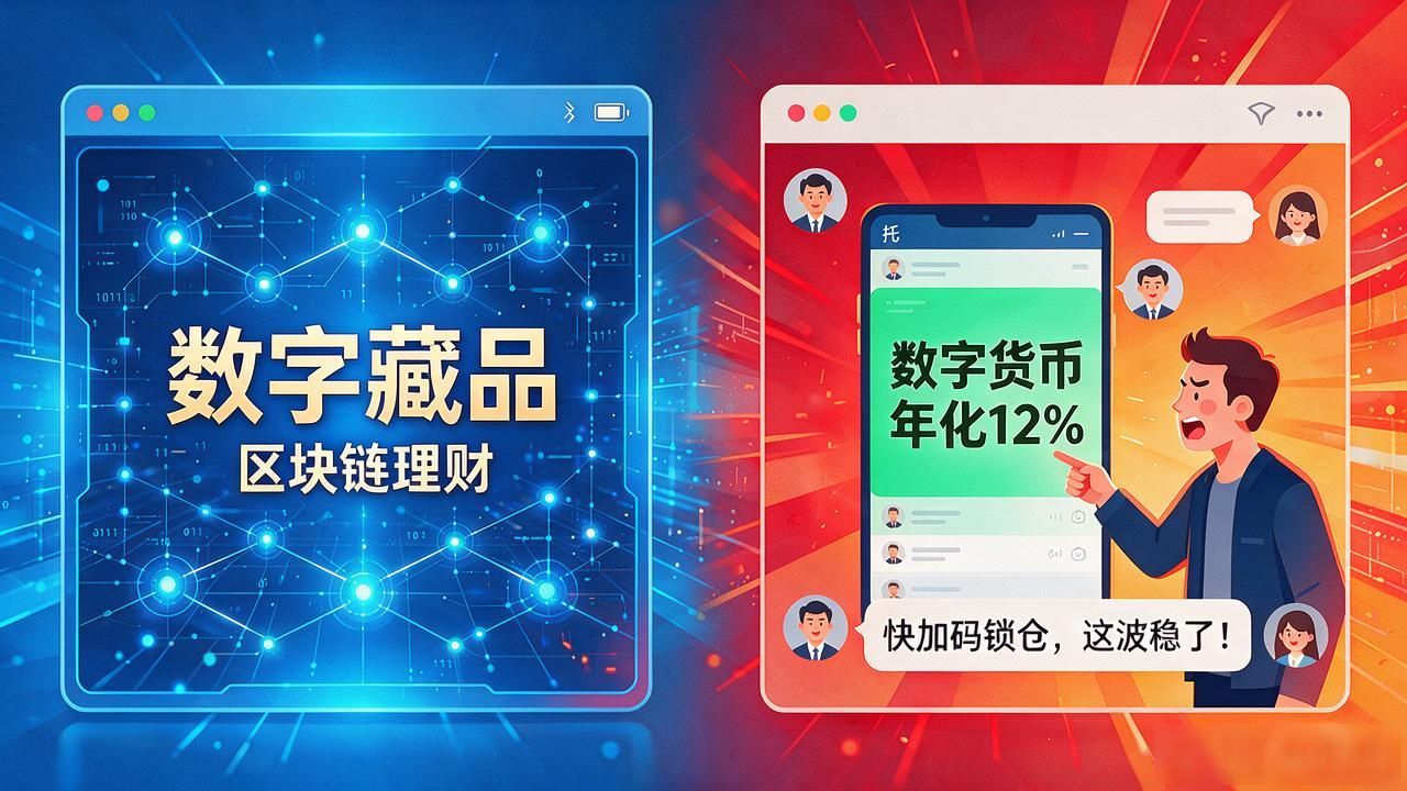 数字货币年化12%骗局_数字货币年化12_数字藏品区块链理财风险